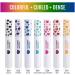 Allbestaye Colorful Mascara Set 7 Colors 7pcs Rainbow Charming Eyelashes Voluminous 3D Fiber Lashes Long Lasting Waterproof Makeup - Buy Online on GoSupps.com