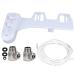 Bathroom accessories intelligent non-electric cold hot water toilet bidet spray set with double nozzle (Asia Australia UK: 1/2 thread)