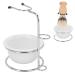 Premium Shaving Brush Set with Stand & Bowl | Professional Shaving Soap & Brush Holder for Men - International Shipping Available - Buy Online on GoSupps.com