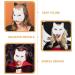Paintable Kichvoe Cat Masks - 8 Pack Half-Face Carnival Masks for Dance Parties & Events | International Shipping Available - Buy Online on GoSupps.com