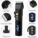 Professional Hair Clipper - Rechargeable Titanium Ceramic Blade | LCD Digital Haircut Kit for Men with Charging Stand - Buy Online on GoSupps.com