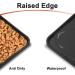 Moacc Slipproof Waterproof Feed Mats for Dogs & Cats - Silicone Food Base Pad 54x38cm Black - Buy Online on GoSupps.com