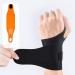 Milltrip Ultra Thin Wrist Brace Compression Support for Tendonitis Arthritis & Carpal Tunnel Slim Wrist Wraps (Black/Orange) International Shipping Available - Buy Online on GoSupps.com