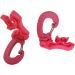 Aquatic Hunt Pink Scuba Double Hose Clips - 2 Pack | 304 Stainless Steel Closure - Buy Online on GoSupps.com