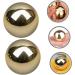 Doitool 2st Gymnastics Balls - Brass & Chrome Steel Precision Hand Balls for Massage & Baoding | Solid Metal Storage Solutions - Buy Online on GoSupps.com