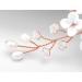 Fairvir Bridal Wedding Hair Comb Flower Silver Rhinestone Sparky Crystal Bride Leaf Side Combs Pearl Hair Accessories for Women and Girls (Rose Gold) - Buy Online on GoSupps.com