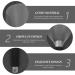 COHEALI Clear Face Mask 4Pcs - Barber Hairdressing Shield for Hair Salon - Hairspray & Hair Coloring Protection - Buy Online on GoSupps.com