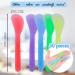 Patelai 50pcs Disposable Cosmetic Spatula - Makeup Frosted Tip Tools for DIY & Sampling - Plastic Cream Scoop & Mask Spoon in Random Colors - Buy Online on GoSupps.com