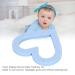 Light Blue Silicone Heart Shaped Toddler Teether Flexible Anti-Eating Baby Teething Toy for Home | Shop Internationally - Buy Online on GoSupps.com
