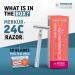 Buy MERKUR 24C Safety Razor for Women - Extra Long Handle 10 Double Edge Blades Chrome Finish - Made in Germany - International Shipping Available - Buy Online on GoSupps.com
