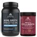 Ancient Nutrition Bone Broth Protein Powder Vanilla 40 Servings + Multi Collagen Protein Powder Unflavored 45 Servings