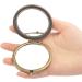 Vintage Foldable Metal Vanity Mirror Set | Double Sided Compact Makeup Mirror - Bronze | 4 Pcs Travel Pocket Mirrors - Random Style - Buy Online on GoSupps.com