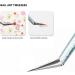 Fine Tip Tweezers Lightweight Wide Application Easy to Use Compact Multifunctional Tweezers for Beauty Salon - Buy Online on GoSupps.com
