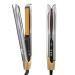 Quico Professional Hair Straightener Flat Iron Negative Ion Flat Iron Hair Straightener Ceramic Floating Plates 2 in-1 Flat Iron For All Hair Types Quick Heat Up Auto On/Off Glove and Clips Gift