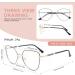Okh Blue Light Filter Cat Eye Glasses for Women - Anti-Glare Stylish Metal Frame with Bling Decoration for Gaming & Reading - Gold & Black - Buy Online on GoSupps.com