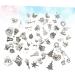 TEHAUX 216 Pcs Alloy Hanging Pendant Snowflake Charm Pendant Christmas Hanging Pendant Accessories - Buy Online on GoSupps.com