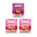 Bitsy's Fruit & Grain Bars - Made with Real Fruit, Breakfast or Lunchbox Bar, Strawberry & Fig Variety Pack- 3 Boxes of 5 bars (15 Individually Wrapped Snack Bars)