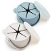 Orzbow Silicone Snack Pots for Toddlers No-Spill Snack Cups for Toddlers Dust-Proof Baby Snack Pots with Stable Lid & Handle Dishwasher Safe BPA Free 2 Pcs Blue & Beige Blue+Beige 2 Pcs