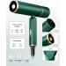 7MAGIC Fast-Drying Foldable Ionic Hair Dryer with Storage Bag - Lightweight Portable Hairdryer for Women & Men - Negative Ion Technology, 2 Heat/Cold Settings - Green - Buy Online on GoSupps.com
