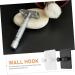 Cabilock 24-Piece Wall-Mounted Razor Holder - Waterproof Hooks & ABS Glue - Black & White Bath Organization - Buy Online on GoSupps.com