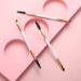 Docolor Eyebrow Brush Duo - Professional Angled Brow Brush Set with Spoolie for Precise Shaping and Lining - White 3PCS - Buy Online on GoSupps.com