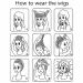 Lwiuentx MHA Cosplay Jirou Kyouka Short Black Purple Wig | Free Wig Cap Included | International Shipping - Buy Online on GoSupps.com