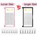 Buy 5D-C-07-9 Short Stem Eyelash Extensions | Volume 0.07 C Curl | 12 Finished Compartments (Pack of 1) - International Shipping Available - Buy Online on GoSupps.com