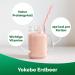 YOKEBE Strawberry Activated Food - Gluten-Free Lactose-Free Vegan Diet Drink for Weight Loss - 500g (12 Portions) - Buy Online on GoSupps.com