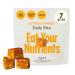 GEM Daily Bite for Women & Men, with 20+ Vitamins, Minerals, & Superfoods Like Zinc, Vitamin D, B-Complex, K, Turmeric, Fiber & Prebiotics, Beta Glucan GLP-1 Support & Immunity (Citrus Ginger,7 count) 7 Count (Pack of 1)