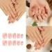 TQUXNGA Christmas Nail Art Press on Easy to Apply Short Nails Festive Designs for Holiday Season - Buy Online on GoSupps.com