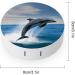 Jumping Dolphins Print Contact Lens Case - Plastic Lens Care & Travel Box | Durable & Stylish - Buy Online on GoSupps.com