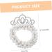 minkissy Girls Hair Accessories Ponytail Holder Girl Hair Tie Hair Ties for Girls Elastic Hair Tie for Girl Pearl Hair Tie Girl Hair Scrunchies Elasticity Hair Rope Plastic Child - Buy Online on GoSupps.com
