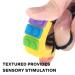 Rainbow Sensory Chewing Chain Set (4 Pieces) - Oral Motor Skills Autism & ADHD Solutions Bite Ring & Chewing Trailer - Buy Online on GoSupps.com