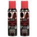 Jerome Russell Spray-on Color Dark Brown Hair Thickener for Fine and Thinning Hair Conceals Bald Spots Grey Hair Hides Root Re-growth and Cover Hair Extension Tracks Works for Men and Women 3.5 oz - 2 Pack