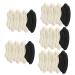 FRCOLOR 20 Pairs Follow up Heel Protector Heel Stickers Anti Slip Heel Grips Heel Inserts High Heel Protectors Heel Grips Cushion Outdoor Heel Pads Foot Yellow Gum Supplies