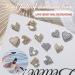 Nail Art Glitter Sweet Nail Jewelry Pendants 3D Heart with Pearl Alloy Nail Rhinestones(2008) Style2008 - Buy Online on GoSupps.com