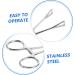 Levemolo Reptile Feeding Clip Lizard Stuff Aquarium Pipette Snake Tong Silver Stainless Steel - Buy Online on GoSupps.com