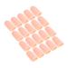 Healeved 20pcs Finger Cot Shoe Toe Protector Silicone Toe Sleeves Anti-Cracking Toe Covers Hole Toe Sleeves Finger Protective Sleeve Corn Sebs Care Toe Cover