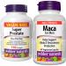 Webber Naturals Super Prostate 110 Softgels Helps Relieve Urological Symptoms Comprehensive Formula Containing Saw Palmetto & Maca for Men 60 Capsules Vegan Super Prostate + Maca 60 Capsules Vegan