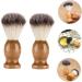 Angoily Men's Shaving Brush & Razor Set - Stainless Steel Goatee & Beard Grooming Essentials - Buy Online on GoSupps.com