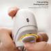 Qukaim Electric Fingernail Cutter 2 in 1 Electric Nail Clipper Rechargeable Light Fingernail Trimmer White - Buy Online on GoSupps.com