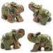 Ouubuuy Elephant Statue - Healing Gemstone Crystal Figurine | Unakit Elephant for Home Decor & Wellness - Buy Online on GoSupps.com