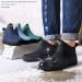 Fereshte Men's Ankle Rain Boots - Waterproof PVC Short Rubber Garden Boots (Size 10.5, Black) - Buy Online on GoSupps.com