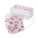 Kids 3 Ply Disposable Face Masks - 50PCS Pink Cat Print | Earloop Children's Protective Mask - Buy Online on GoSupps.com