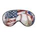 American Flag Baseball Sleep Mask Baseball Decor Sleeping Mask for Women Soft Light-Blocking Sleepmask Blindfold with Adjustable Strap Eye Cover Eyeshade Sleep Masks for Women Color-2