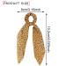 5 Pack Floral Hair Scarves & Ties Chiffon Flower Scrunchies & 2-in-1 Hair Accessories for Women & Girls - Buy Online on GoSupps.com