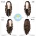 Ulzzviy Long Brown Mixed Blonde Wavy Wig 24 Inch - Synthetic Heat Resistant Fiber - Natural Look for Women - Daily & Party Use - Buy Online on GoSupps.com