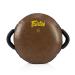 Fairtex Leg Kicking Pads LKP2 Donut Round Shape Pads Brown Heavy Punching Training Boxing, Kickboxing, MMA