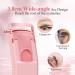TOUCHBeauty Electric Eyelash Curler Heated Eyelash Curler with Smart Silicone Heating Pads Fast Heating Natural Curling Lash Styling Tools for Women AG-9906(Pink) - Buy Online on GoSupps.com