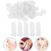 OSALADI 100Pcs Gel Finger Cots - Silicone Finger Protectors for Cracking Corns Blisters & Calluses - White - Buy Online on GoSupps.com